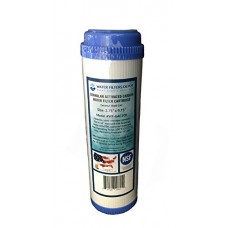 Water Filters Depot (WFD) WF-GAC100 2.5"x9.75" (GAC) Granular Activated Carbon Water Filter Cartridge by  Fits in 10" Standard Size Housings of Undersink RO and Filtration Systems (1 Pack) - B077KH8QQF